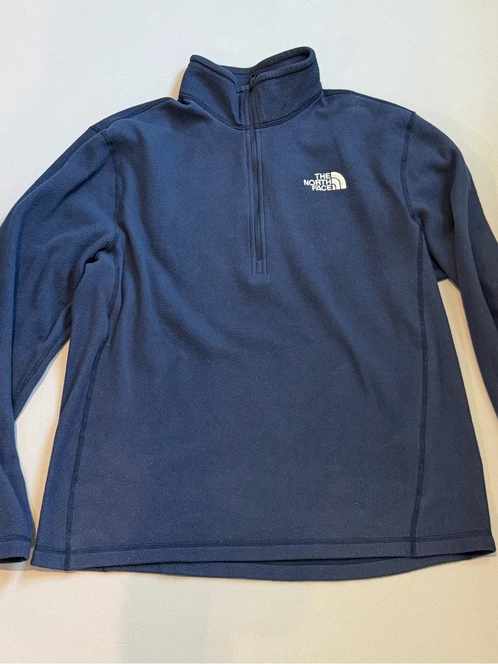 The North Face Men's Navy Half-Zip Fleece Pullover